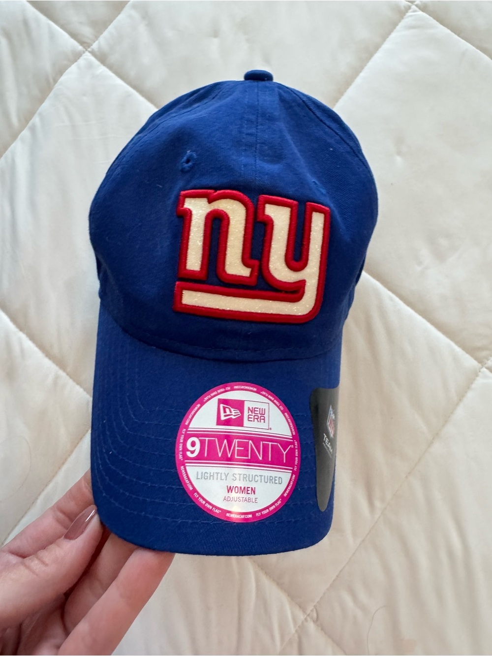 New Era Royal Blue Women's 9TWENTY NY Giants Logo Cap